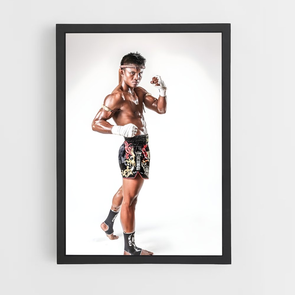 Poster Buakaw banchamek – affiche Kick-boxing (vue 2)